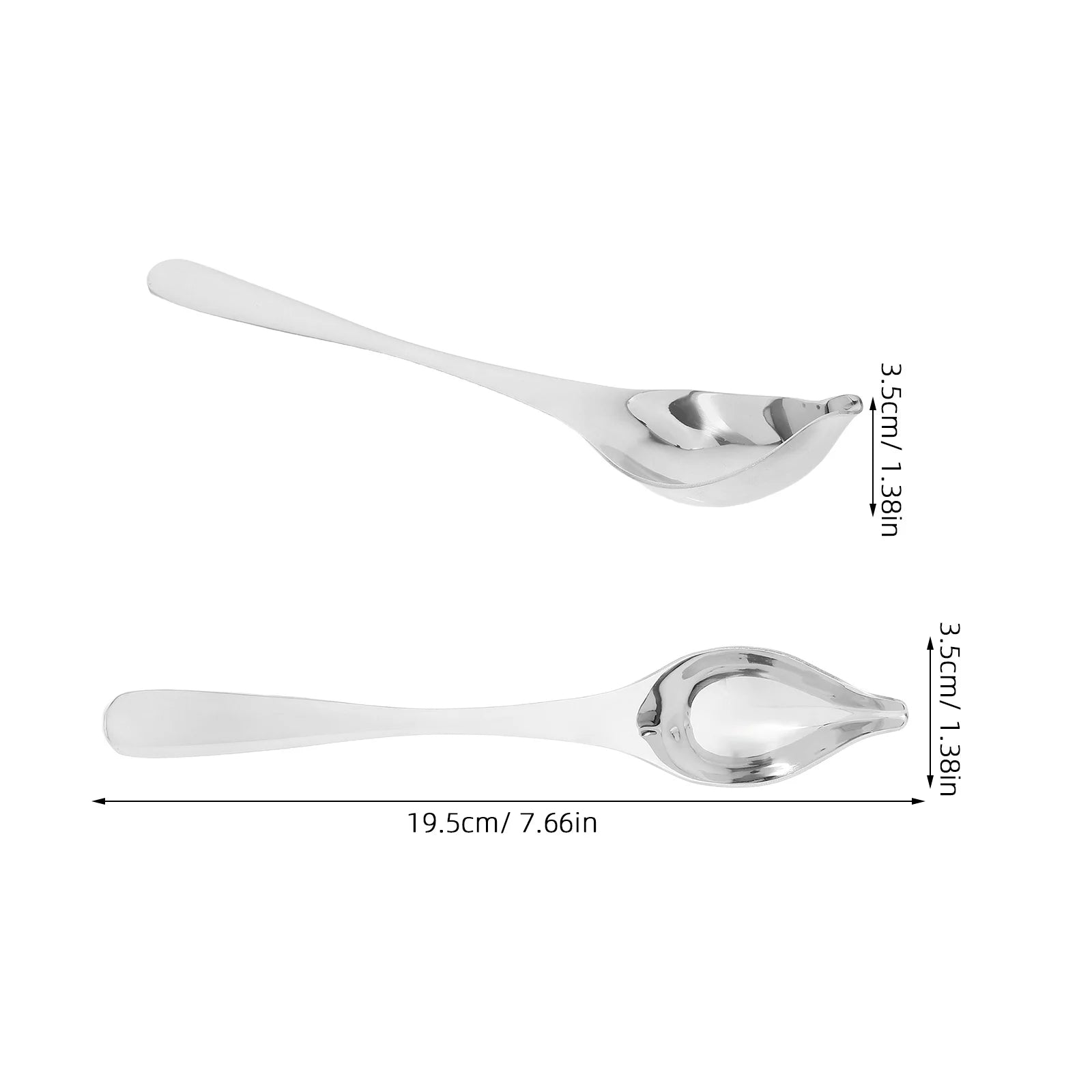 unbranded Household Spoon Stainless Steel Sauce Spoon 19.50X3.50X3.50CM Silver