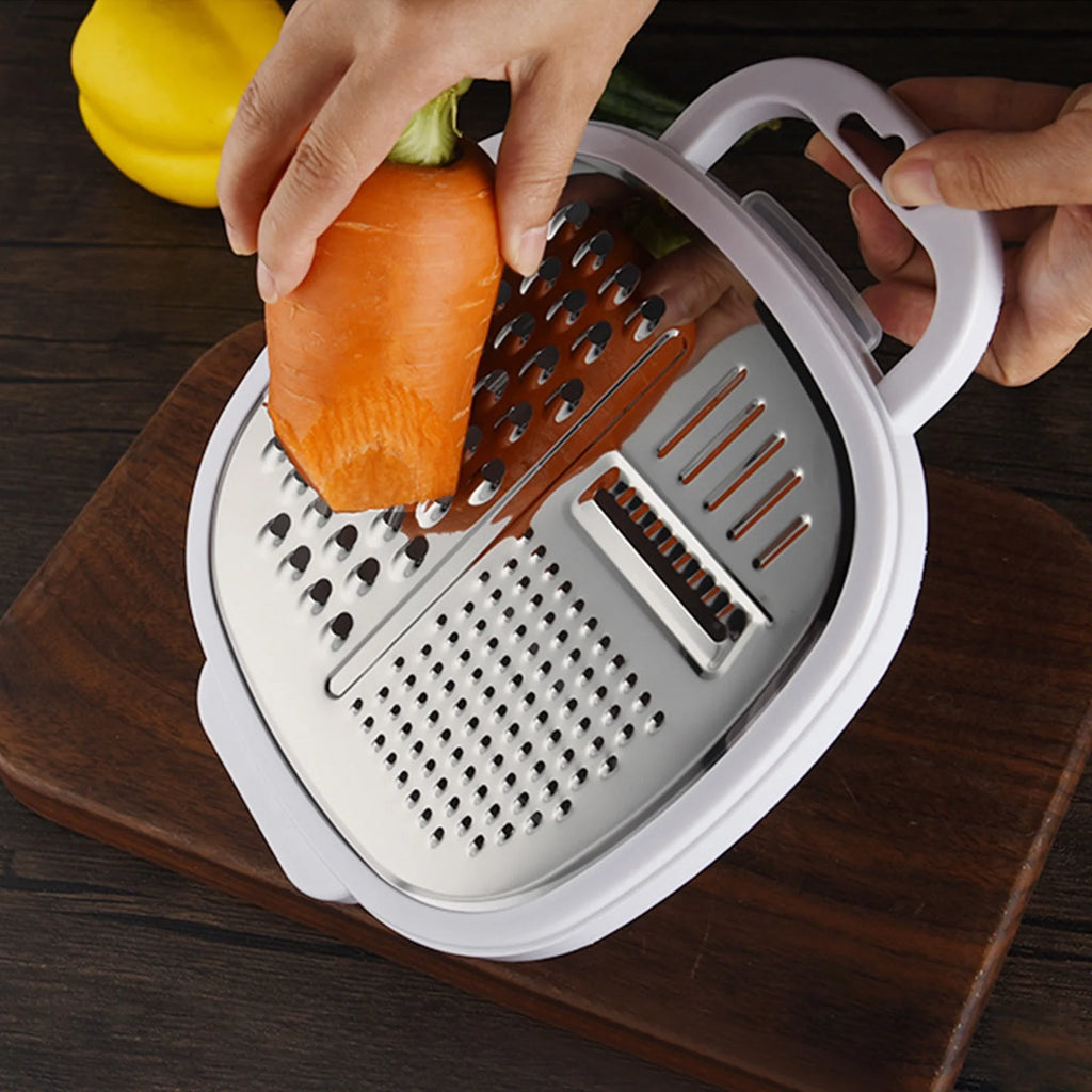 Grater Premium Handheld Cheese Grater - Cheese Grater With Soft Handle - Grater For Kitchen Spices Ginger - Stainless Steel Cheese Shredder - Lemon Zester To Kitchen Gadgets Clearance