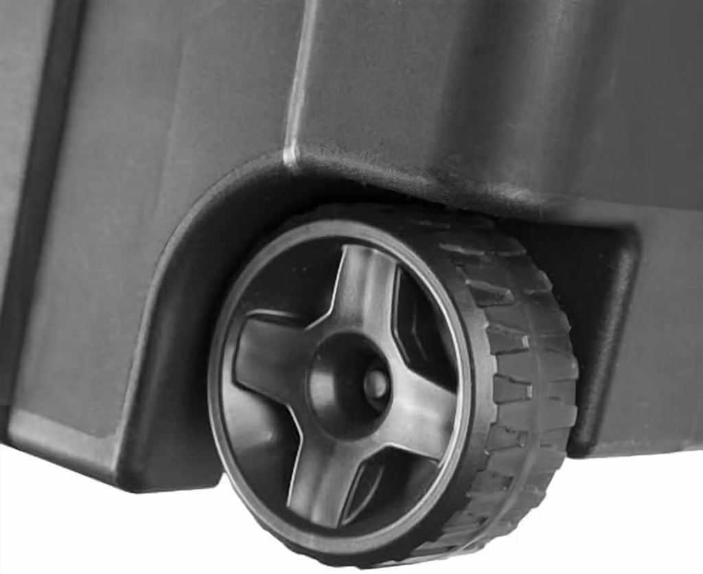 Black 40 Gallon Wheeled Plastic Storage Container with Handle 2 Pack$$Office