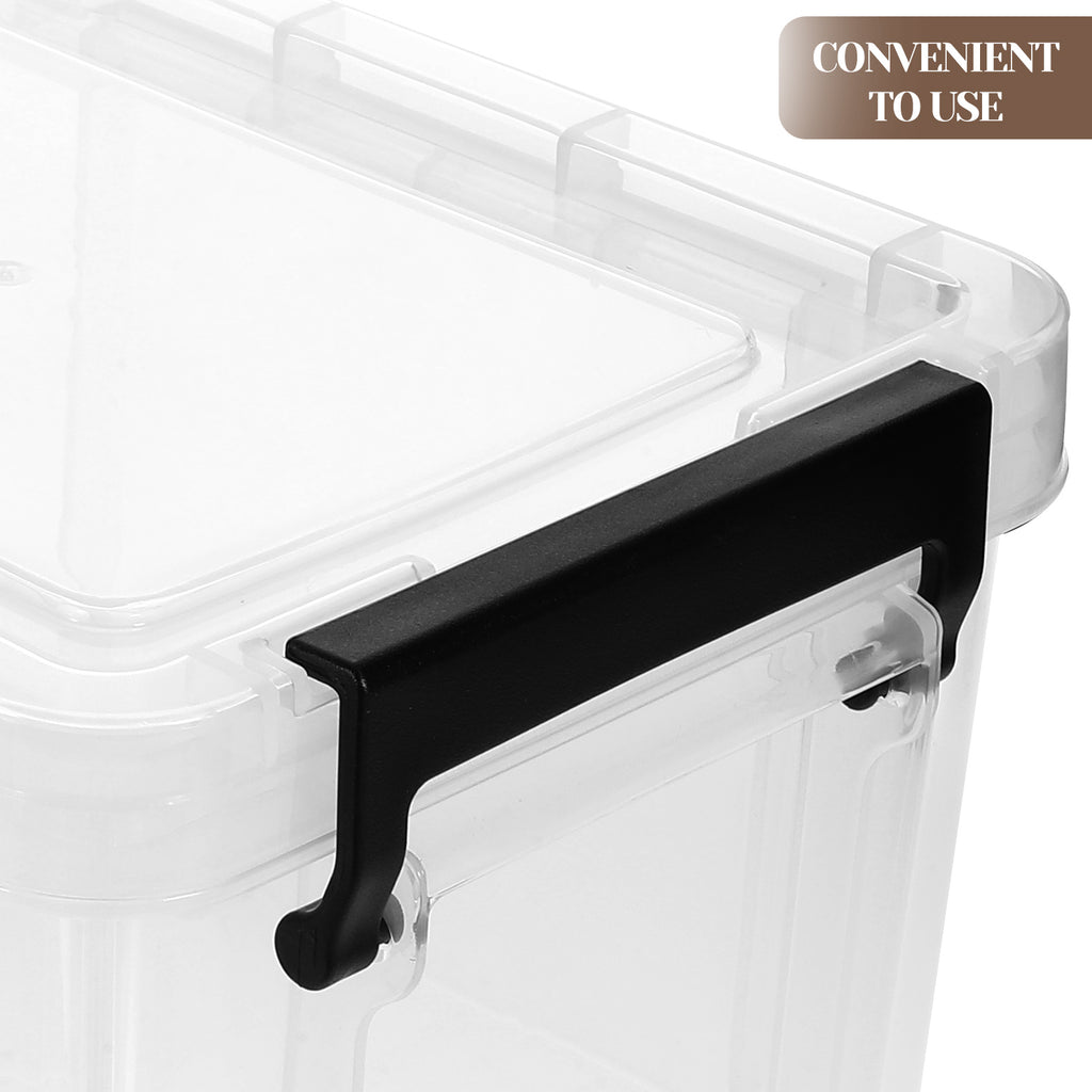 Transparent Dust-proof and Moisture-proof Household Storage Box with Lid Makeup