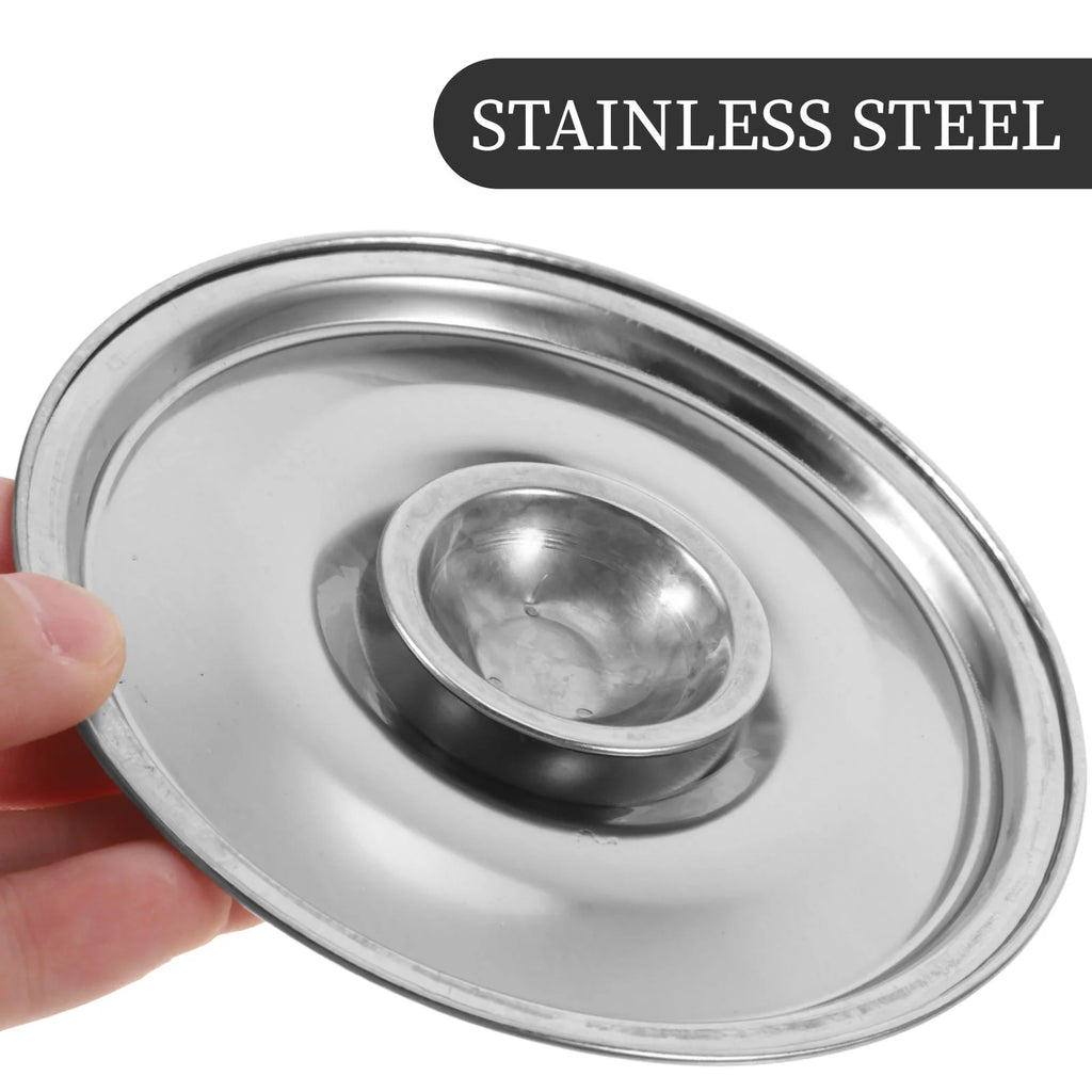 unbranded Sturdy Stainless Steel Pot Lid Mini Bowl Lid For Kitchen Cookware Small Pan Effortless Cleaning