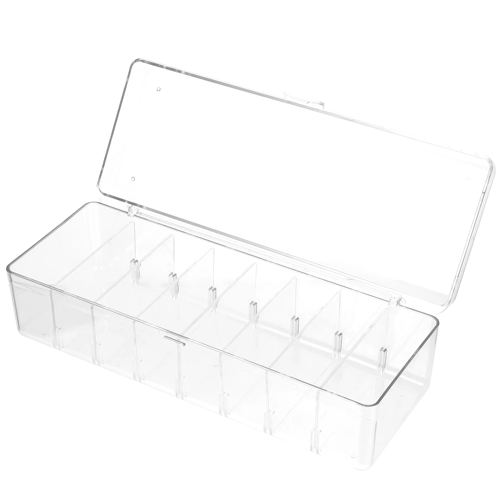 Card Game Business Cards Card Storage Box Travel 26X10X7.5CM Transparent