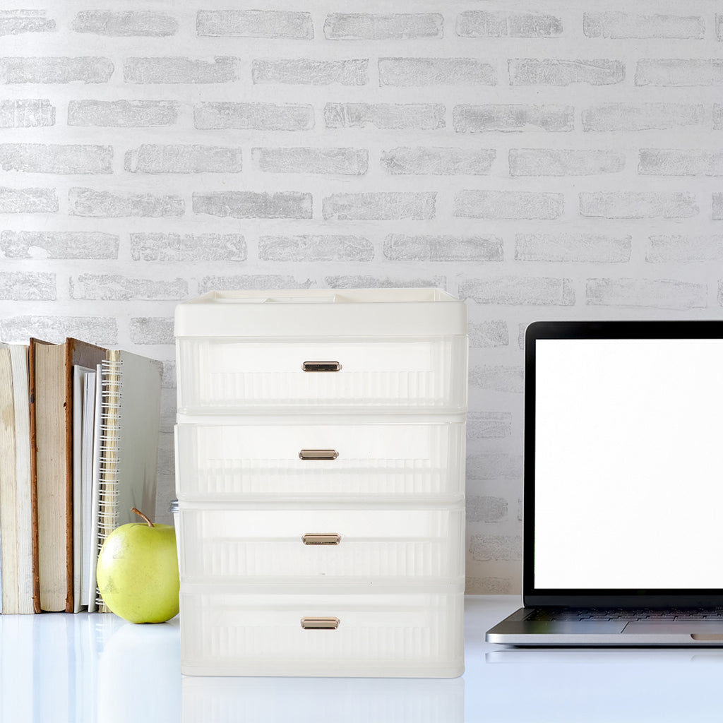 Skincare Desktop Storage Box 32.00X23.00X17.00CM White