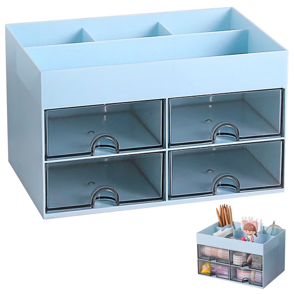 Storage Drawers Box Structure Multi-function Stationery Organizer