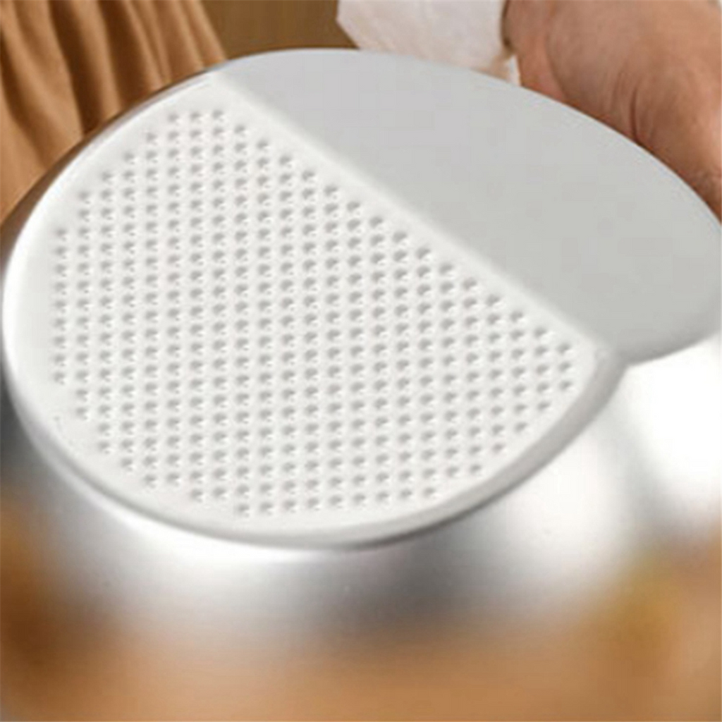 Rice Washer Strainer Bowl Stainless Steel Washing Colander Fruit and Vegetable Kitchen Tool A