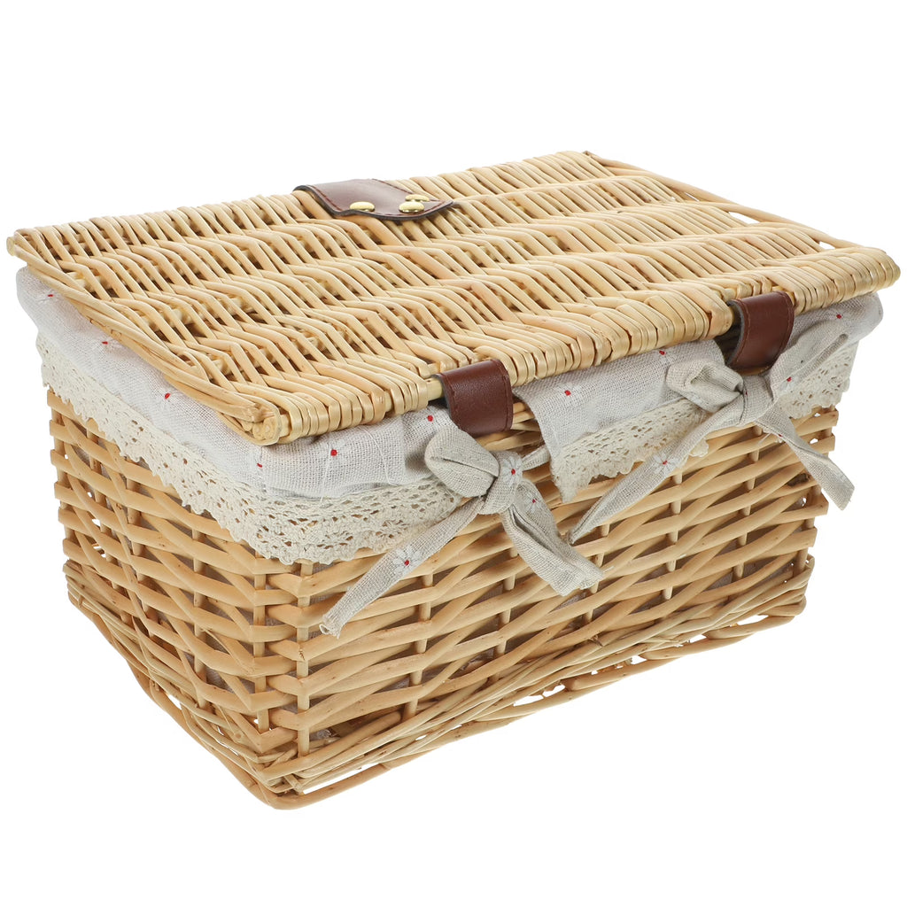 Shelf Storage Boxes Tote Bins for with Lid Toy Organizer Sundries Container