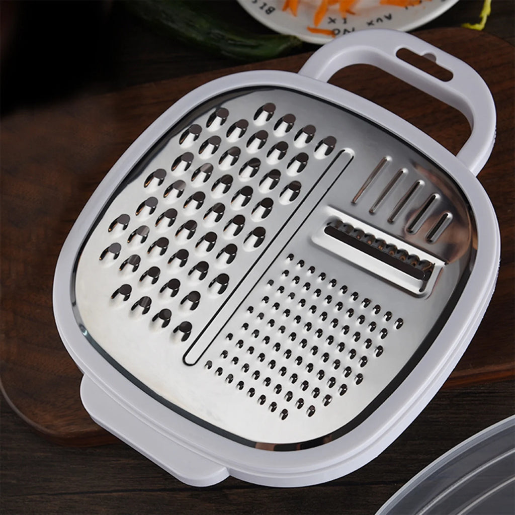 Grater Premium Handheld Cheese Grater - Cheese Grater With Soft Handle - Grater For Kitchen Spices Ginger - Stainless Steel Cheese Shredder - Lemon Zester To Kitchen Gadgets Clearance
