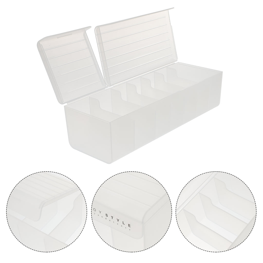 Cover Storage Box Slim USB Cable Organizer Cord Case