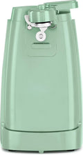 Electric Can Opener and Knife Sharpener Multifunctional Jar and Bottle Opener with Removable Cutting Lever and Cord Storage Stainless Steel Blade,