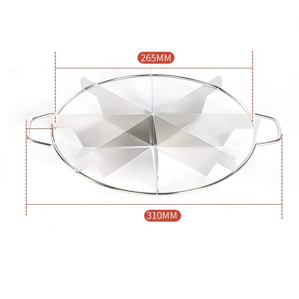 Stainless Steel Pie Cutter Circle Pie Cutting Tool Baking Accessories for Equal Slices