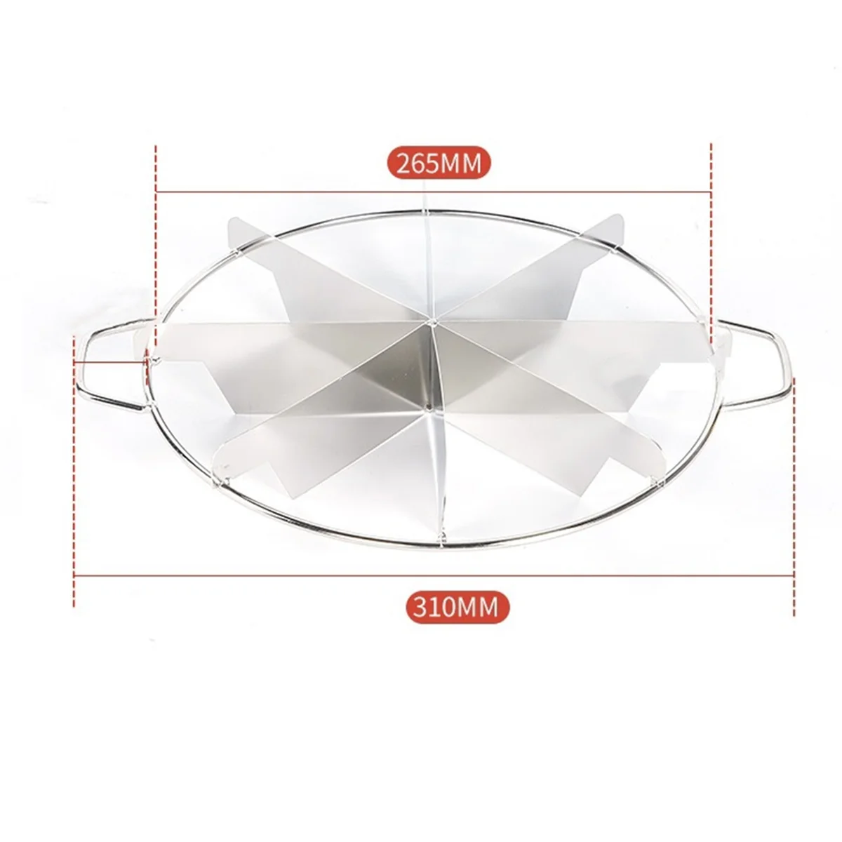 Stainless Steel Pie Cutter Circle Pie Cutting Tool Baking Accessories for Equal Slices