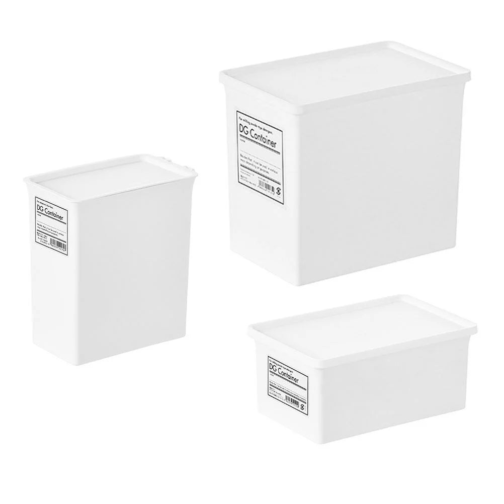 6 pcsHome Use Storage Box Lid Washing Powder Box Storage Box Practical Container