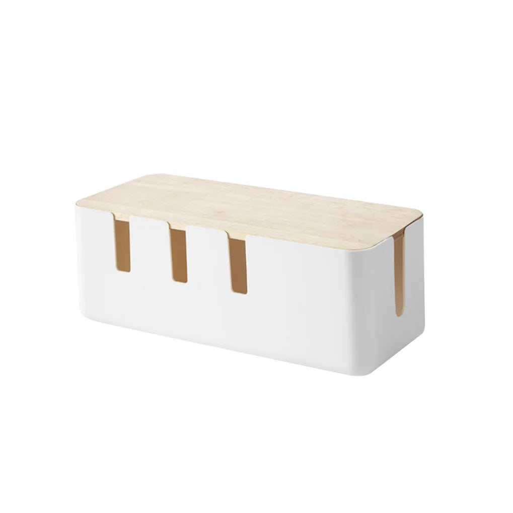 Power Cord Storage Box Cable Travel Organizer Case Organiser The Wire
