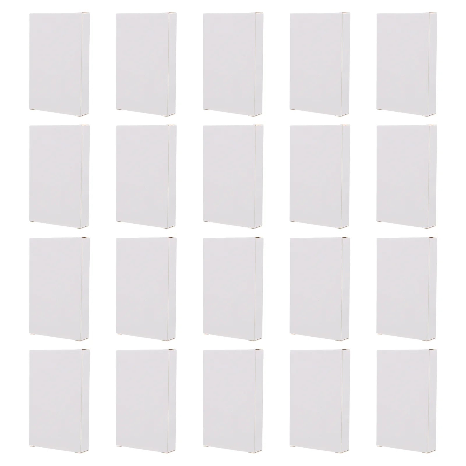 30 Pcs Miniature Storage Case Boxes Carton Cardboard Portable Folding