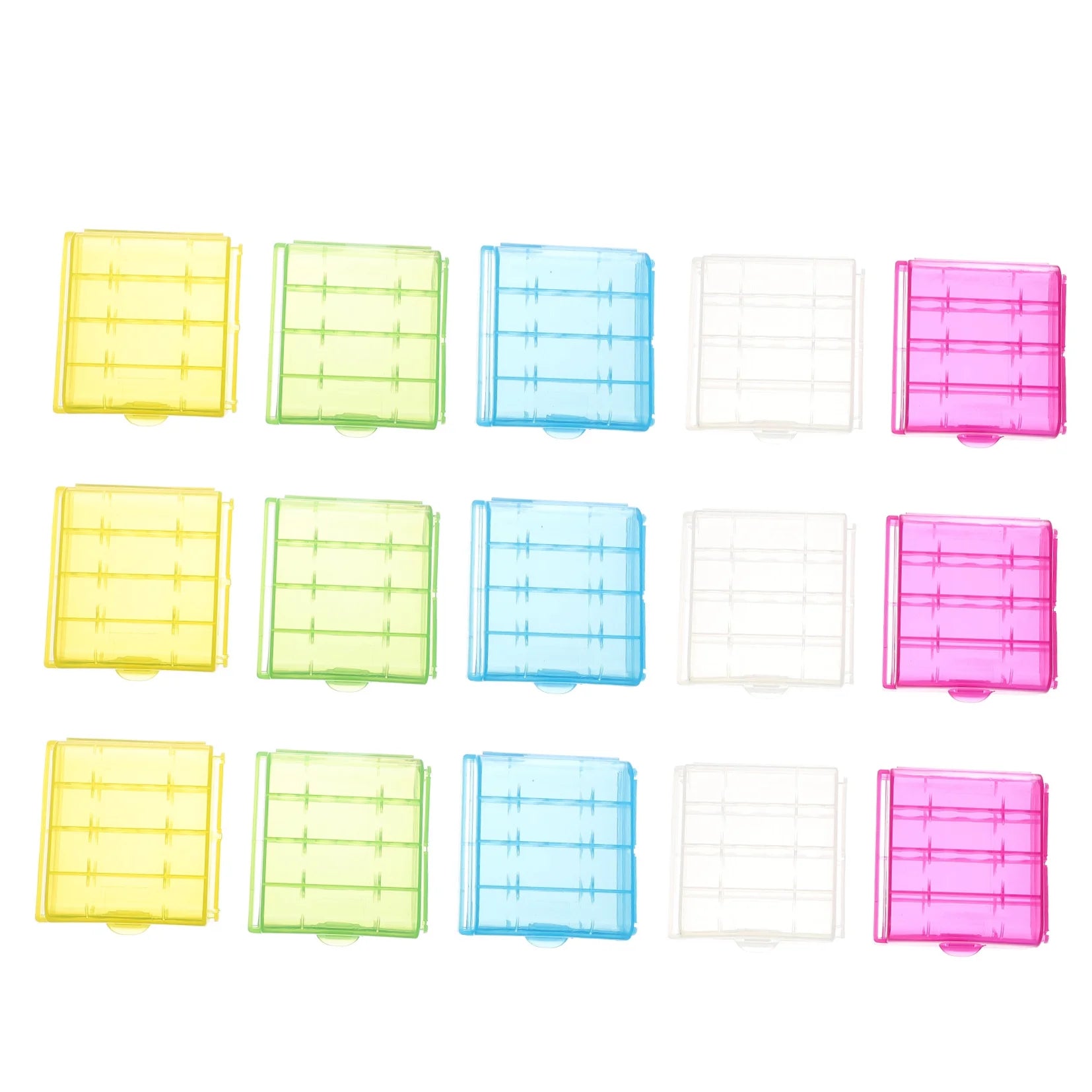 30 Pcs Battery Lithium Storage Box Organizer Container Safety