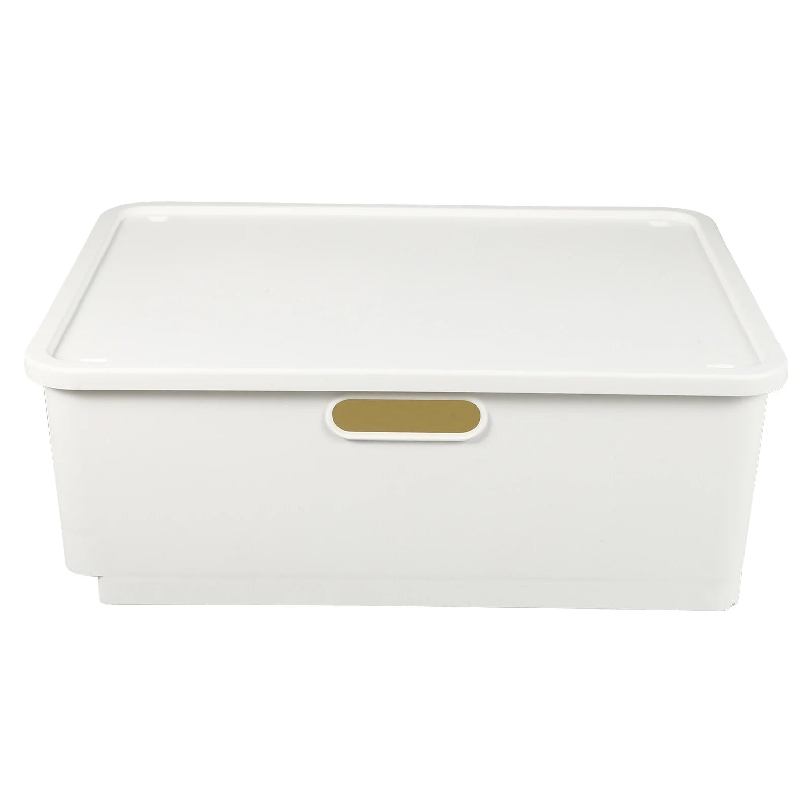 Japanese Storage Box Kitchen Shelves Basket Containers with Lids White