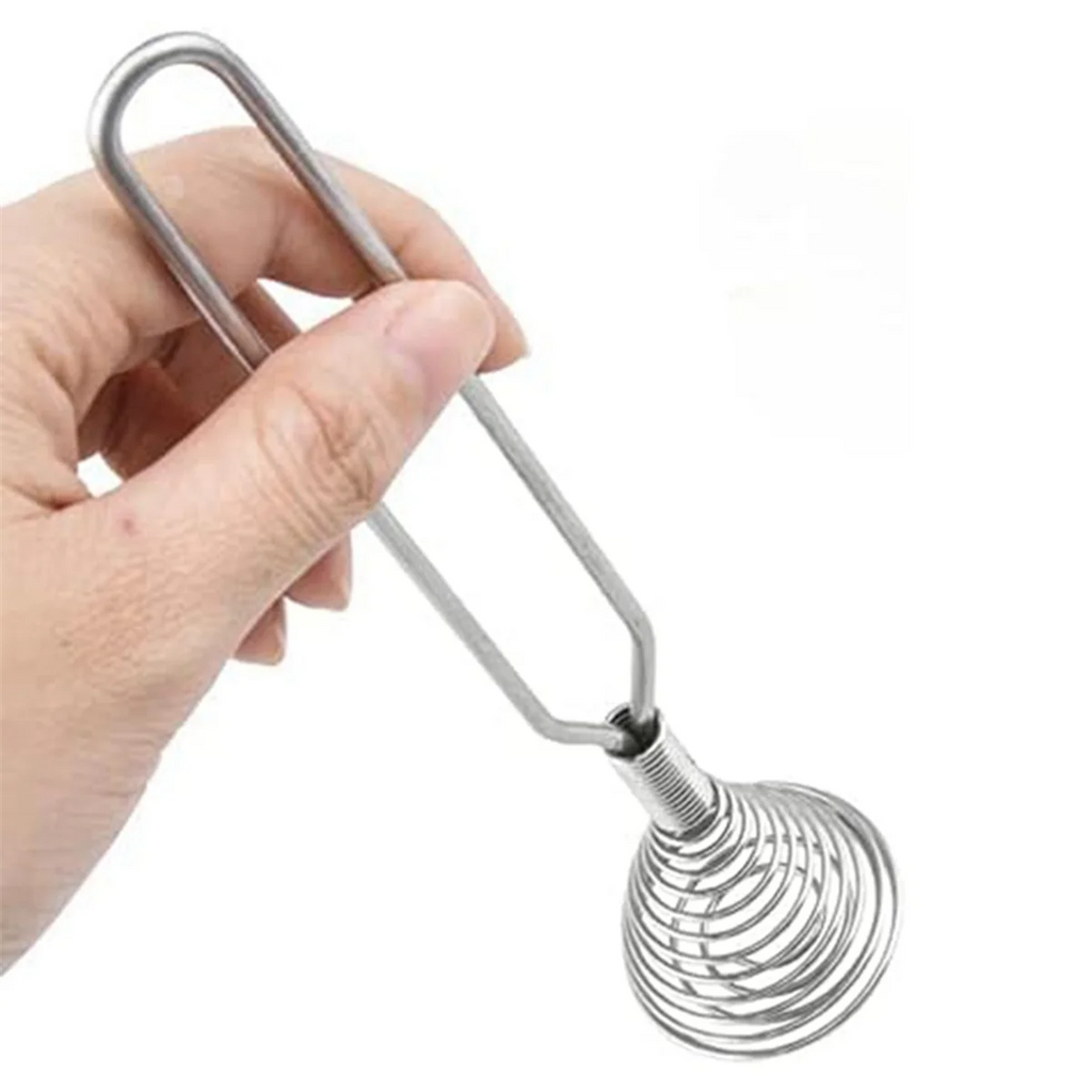Stainless Steel Spring Coil Whisk Wire Whip-Cream Egg Beater -Cream Hand Mixer Kitchen Tool Accessories for Mixing