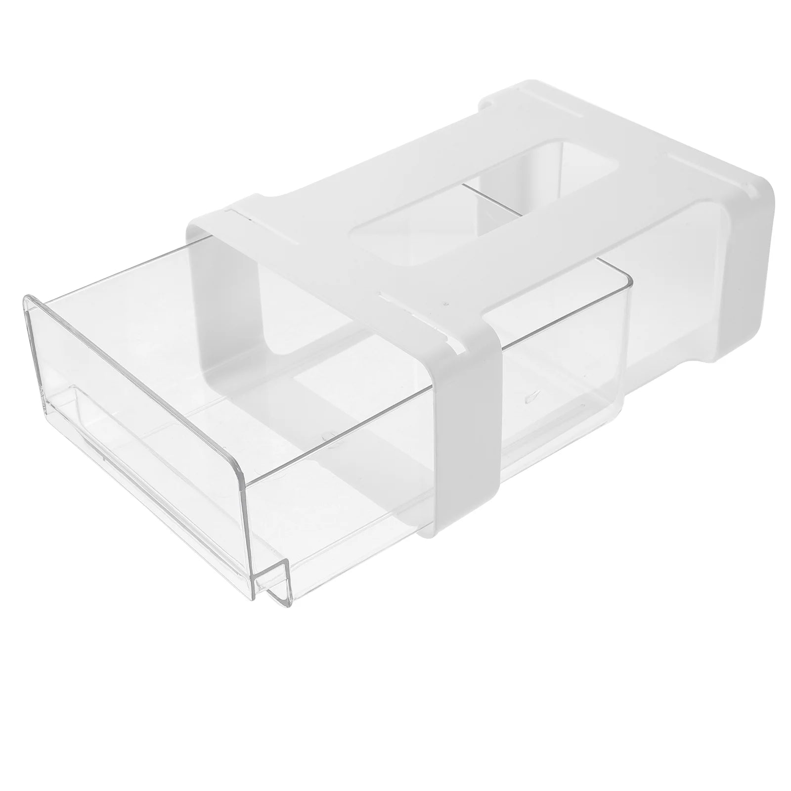 Under Desk Drawer Storage Box Pet Underwear Sundry Monitor Organizer Office White