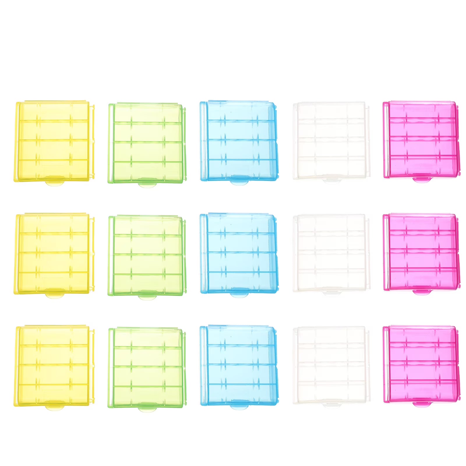 30 Pcs Battery Lithium Storage Box Organizer Container Safety