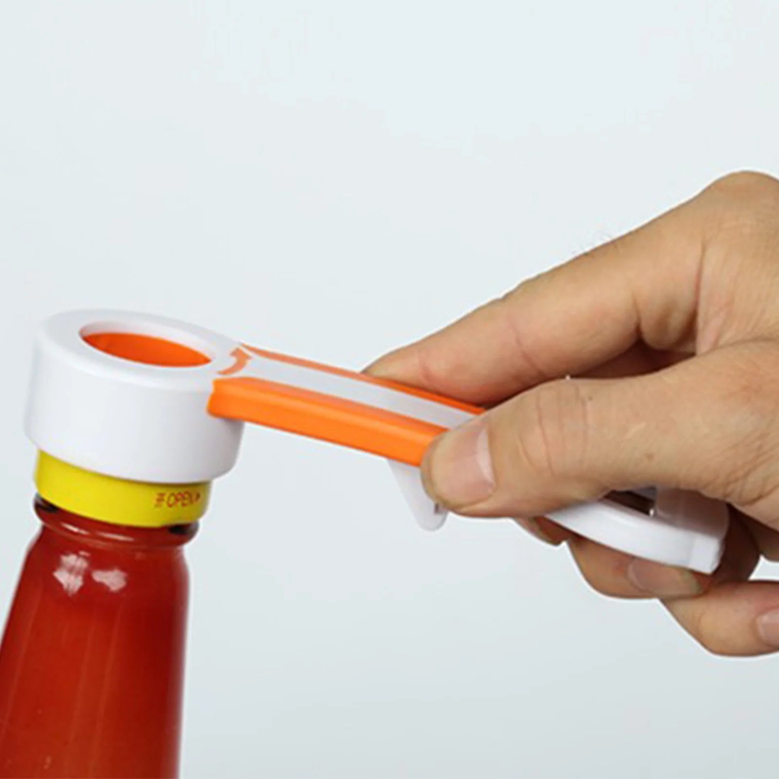 Hiroekza Jar Opener 4-in-1 Grip Bottle Opener Jar Opener - Easily Opens Twists Caps Bottle Caps Canning Lids And Can Tabs Kitchen Gadgets Clearance