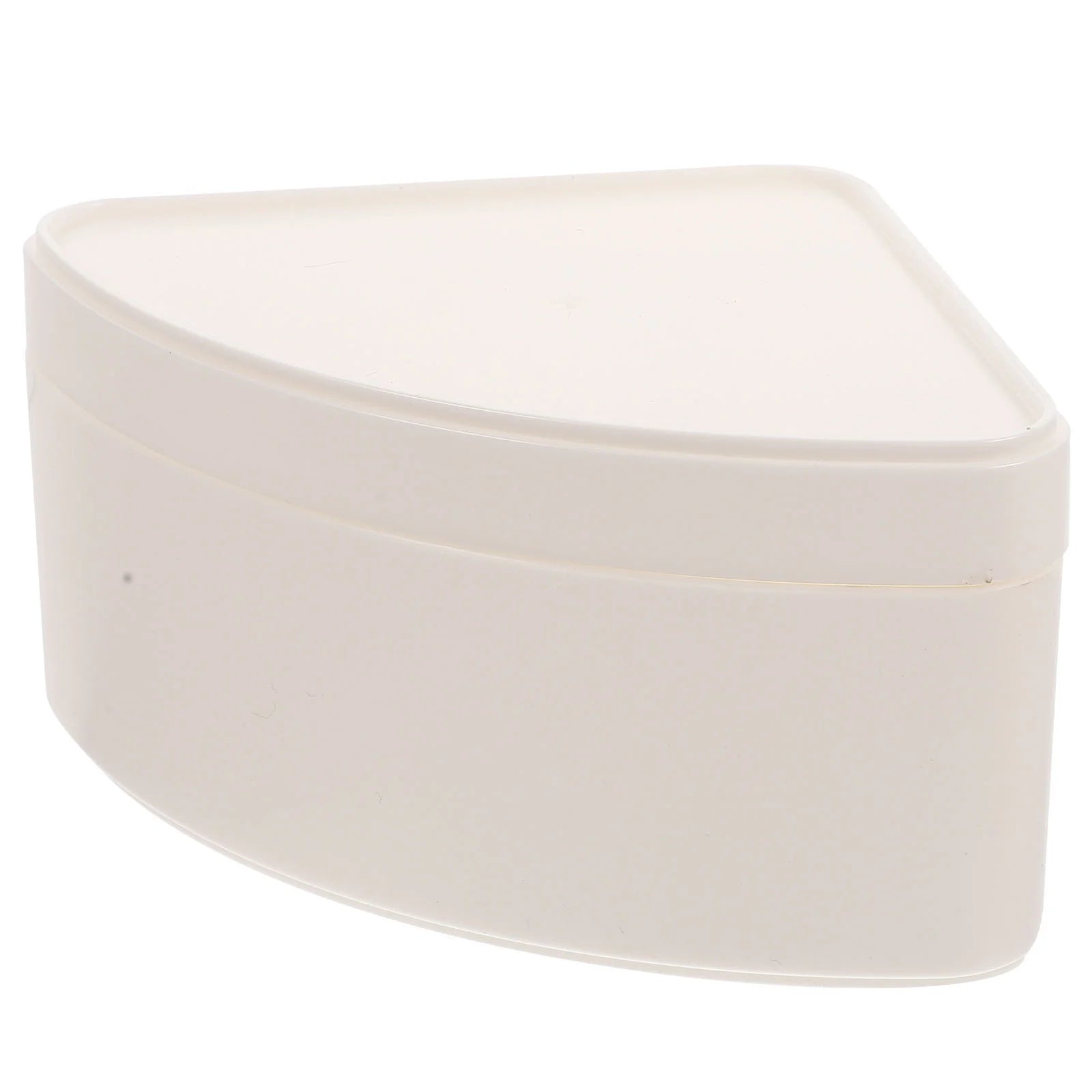 2 Pcs Storage Box Containers Bins Crate Office Trash Can White