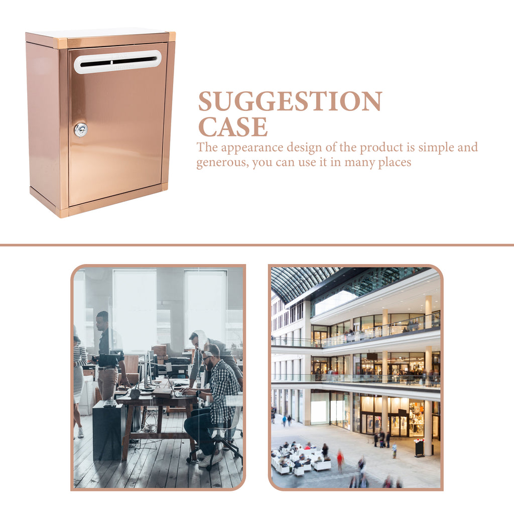 Letter Storage Box Suggestion Collection Box Complaint Container for Office Factory