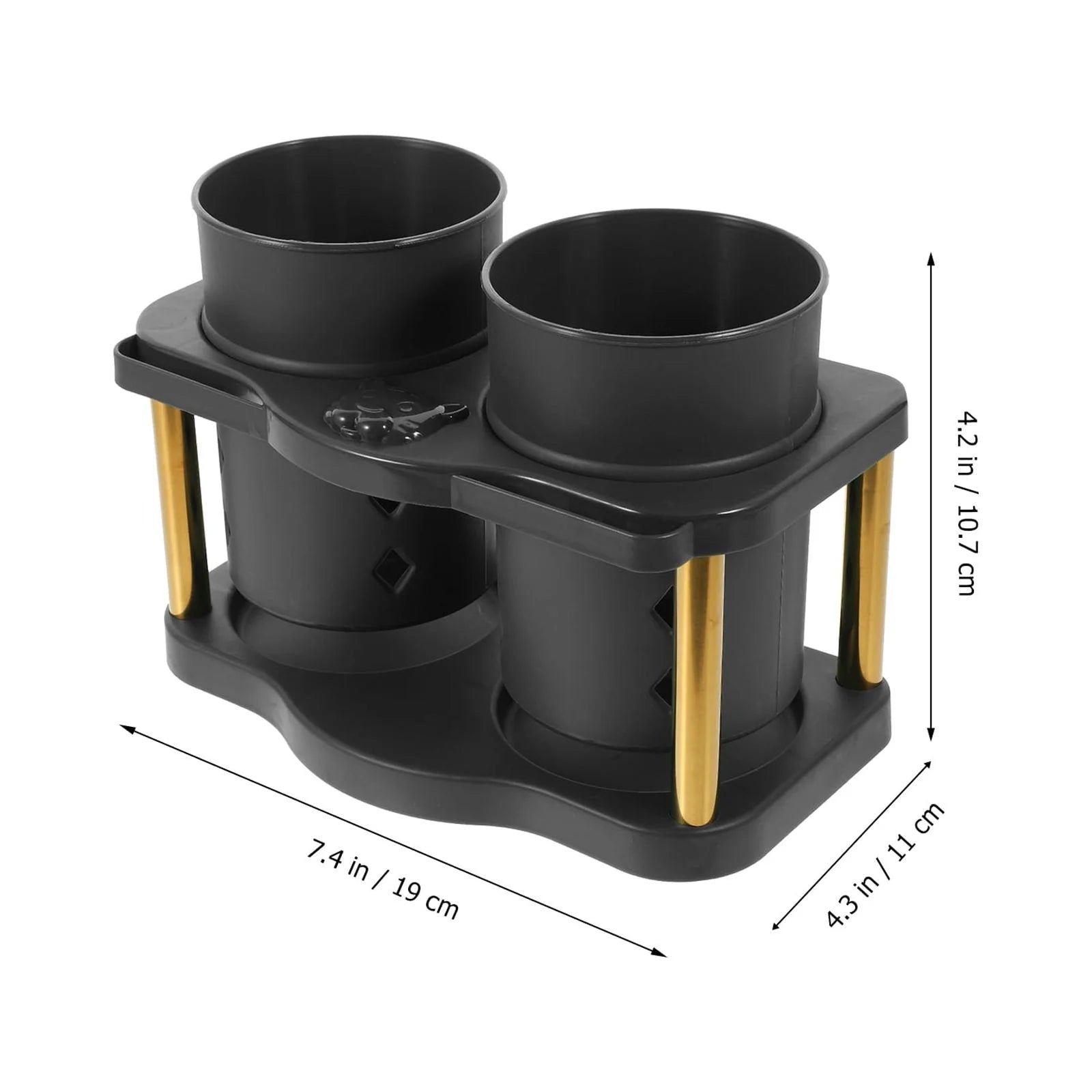 unbranded 4 pcsKitchen Utensil Holder Desktop Chopstick Holder Stainless Steel Cutlery Holder