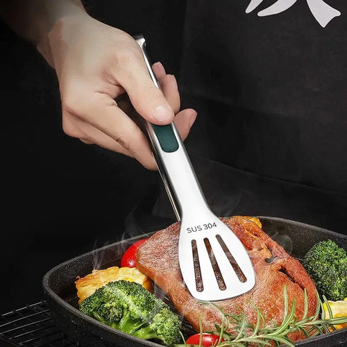 3 Pcs Stainless Steel Food Clips and Barbecue ForksSmallMediumLarge Three Size SetHigh Quality StructureMeat Salad Bread GrippersEssential Camping Kitchen Tools for Outdoor Tr