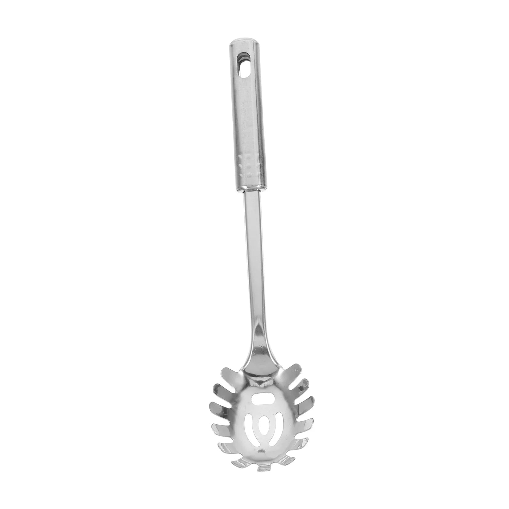 Stainless Steel Pasta Server 1 Set Spaghetti Spoon Noodle Claw Pasta Fork Metal Pasta Spoon Heat Resistant for Cooking