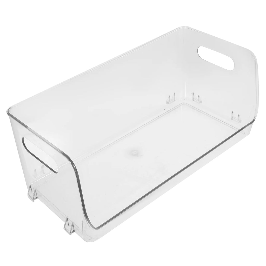 Snack Storage Box Shelf Clear Cosmetic Bin Organization Shelving