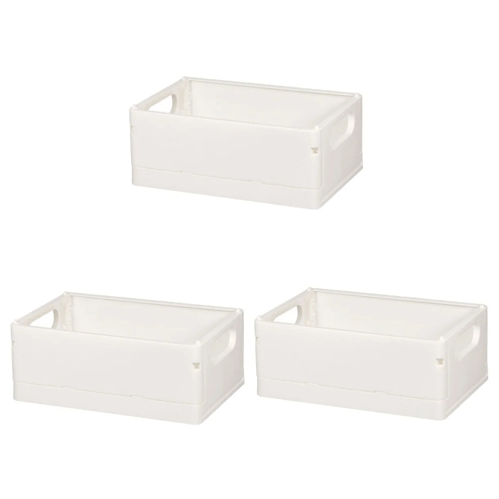 3pcsStorage Basket Collapsible Box Desktop Organizer Multi-purpose Storage Organizer