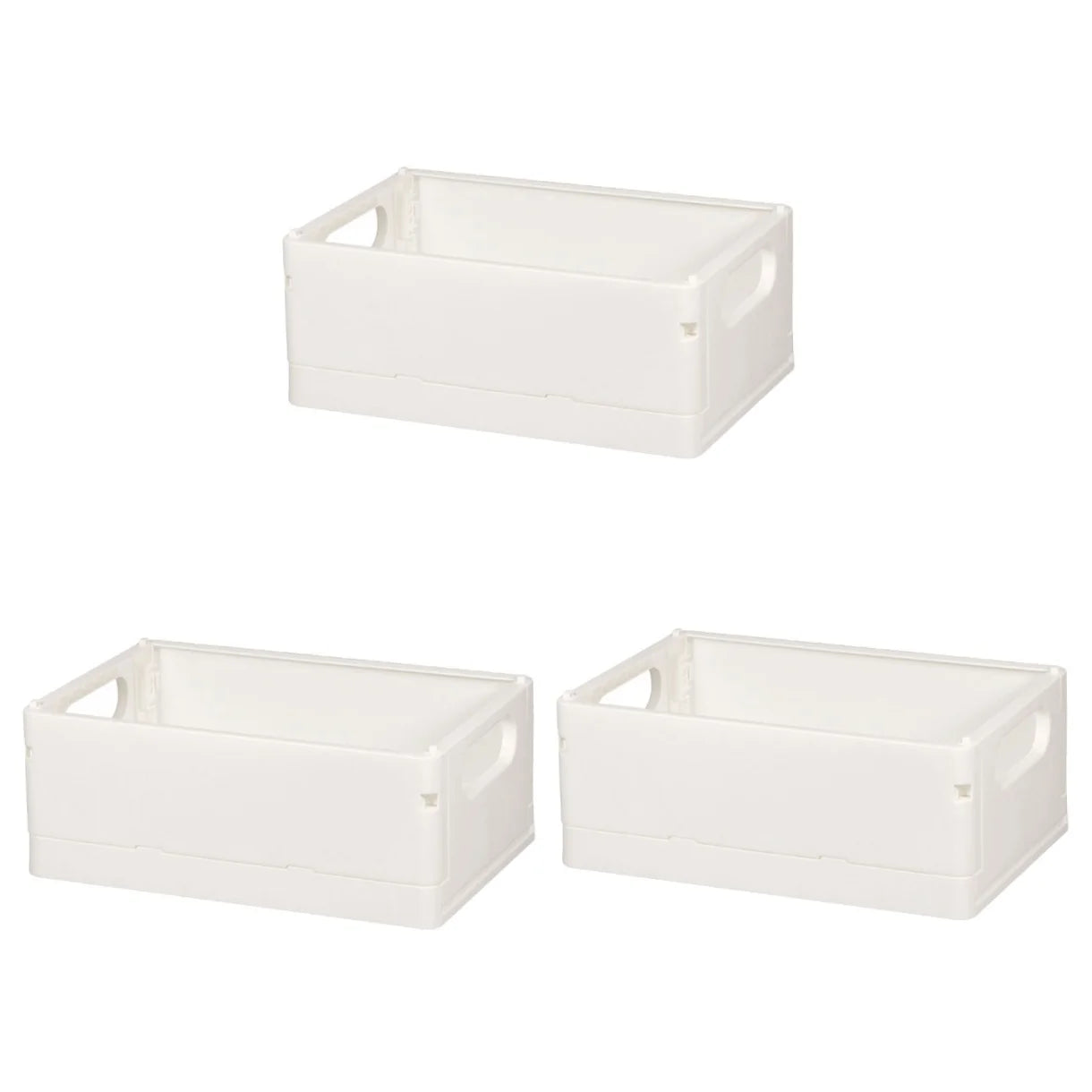 3pcsStorage Basket Collapsible Box Desktop Organizer Multi-purpose Storage Organizer