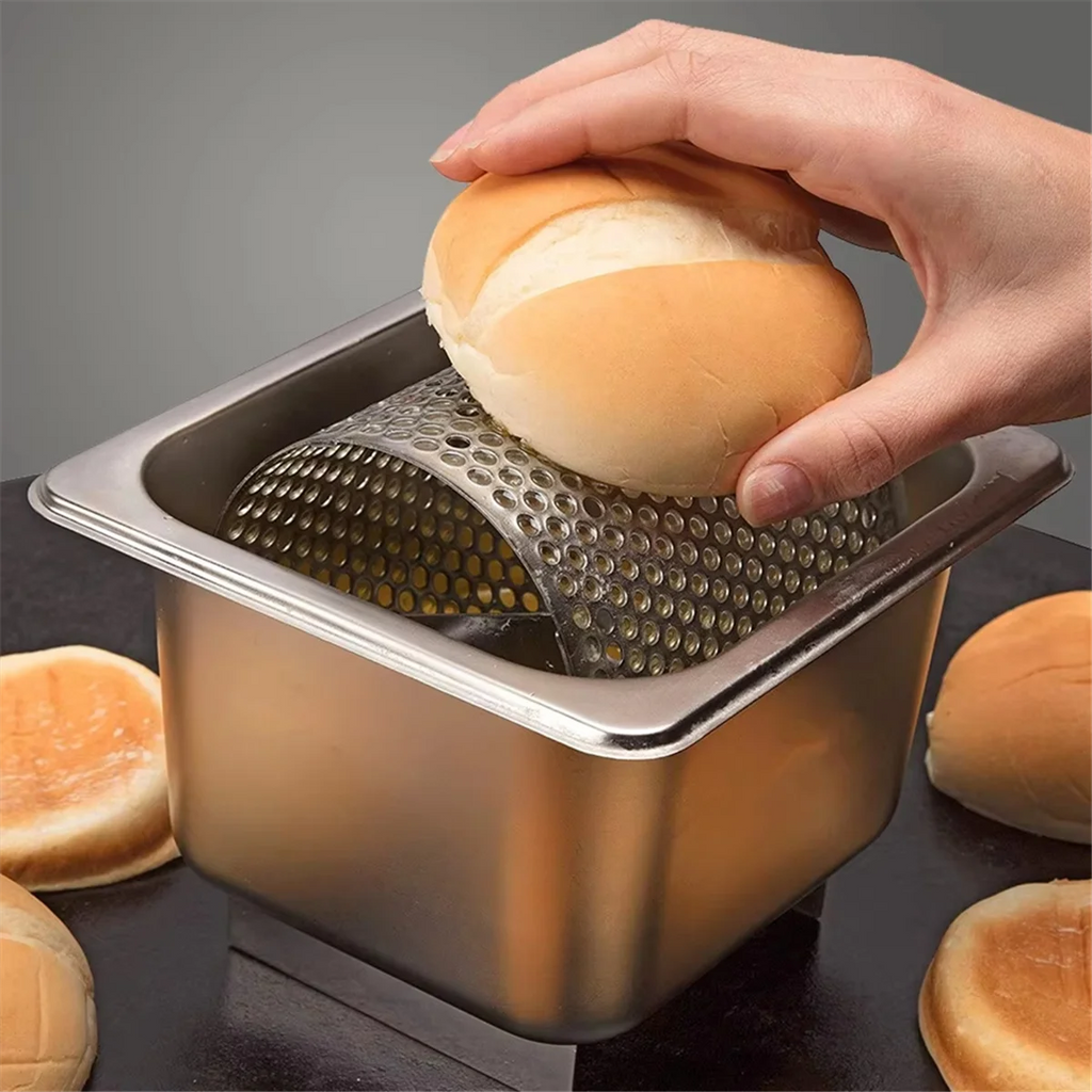 Stainless Steel Butter Wheel - Melted Dispenser for Even Spreading Essential Kitchen Gadget American Burgers