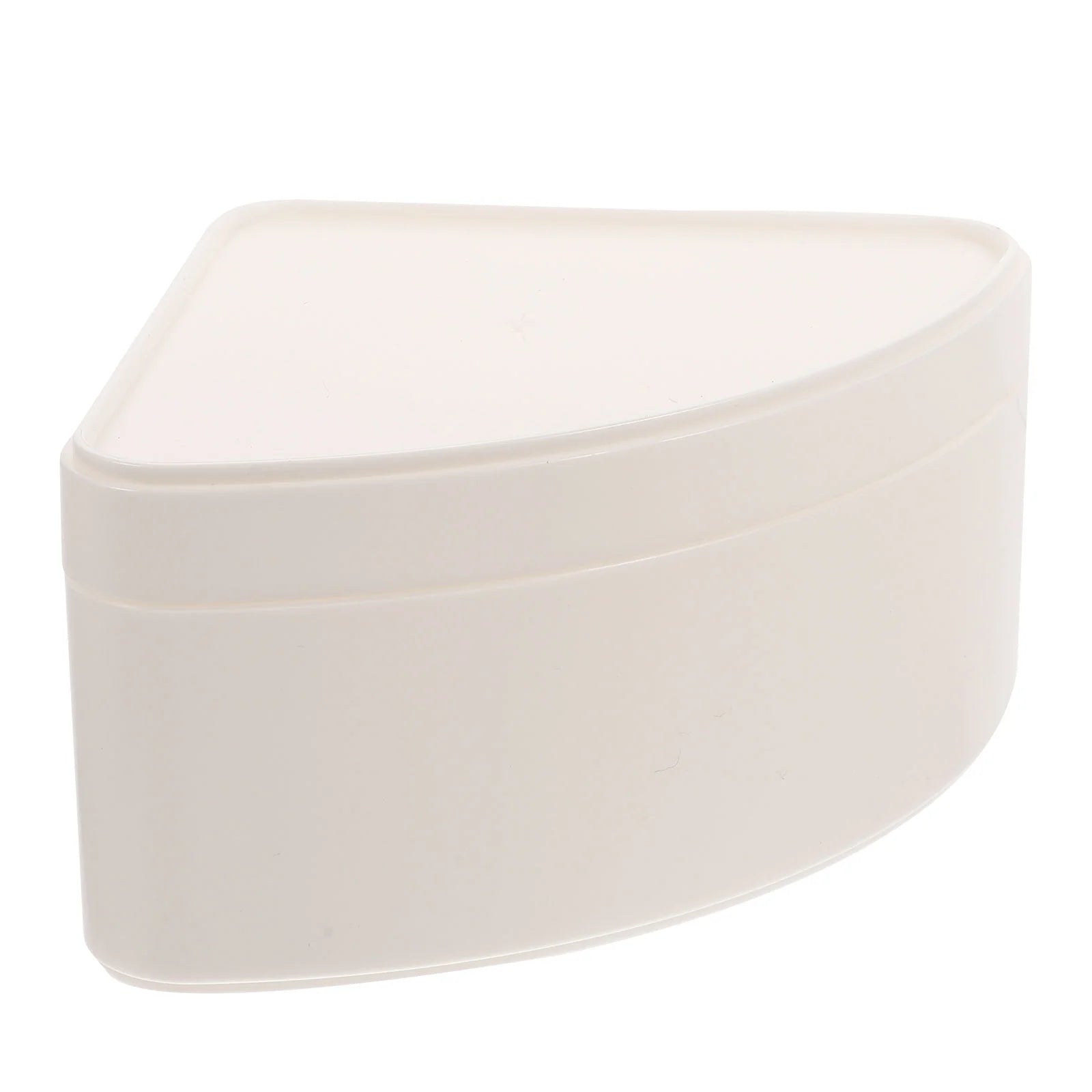 2 Pcs Storage Box Containers Bins Crate Office Trash Can White