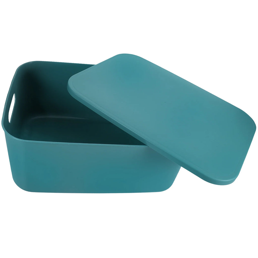 Extra Large with Lid Easy to Hold Storage Bin Office Box