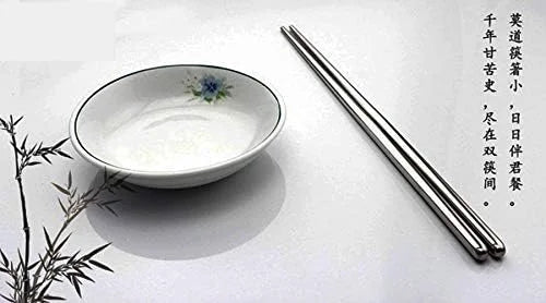 Stainless Steel Chopsticks Metal Reusable Dining Chopsticks 10 Pairs$$Home Decor Kitchen &amp; Other