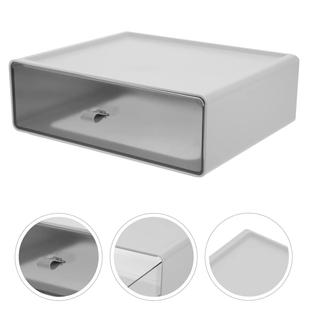 Storage Boxes for Shelves Drawer Stackable Desk Organizer