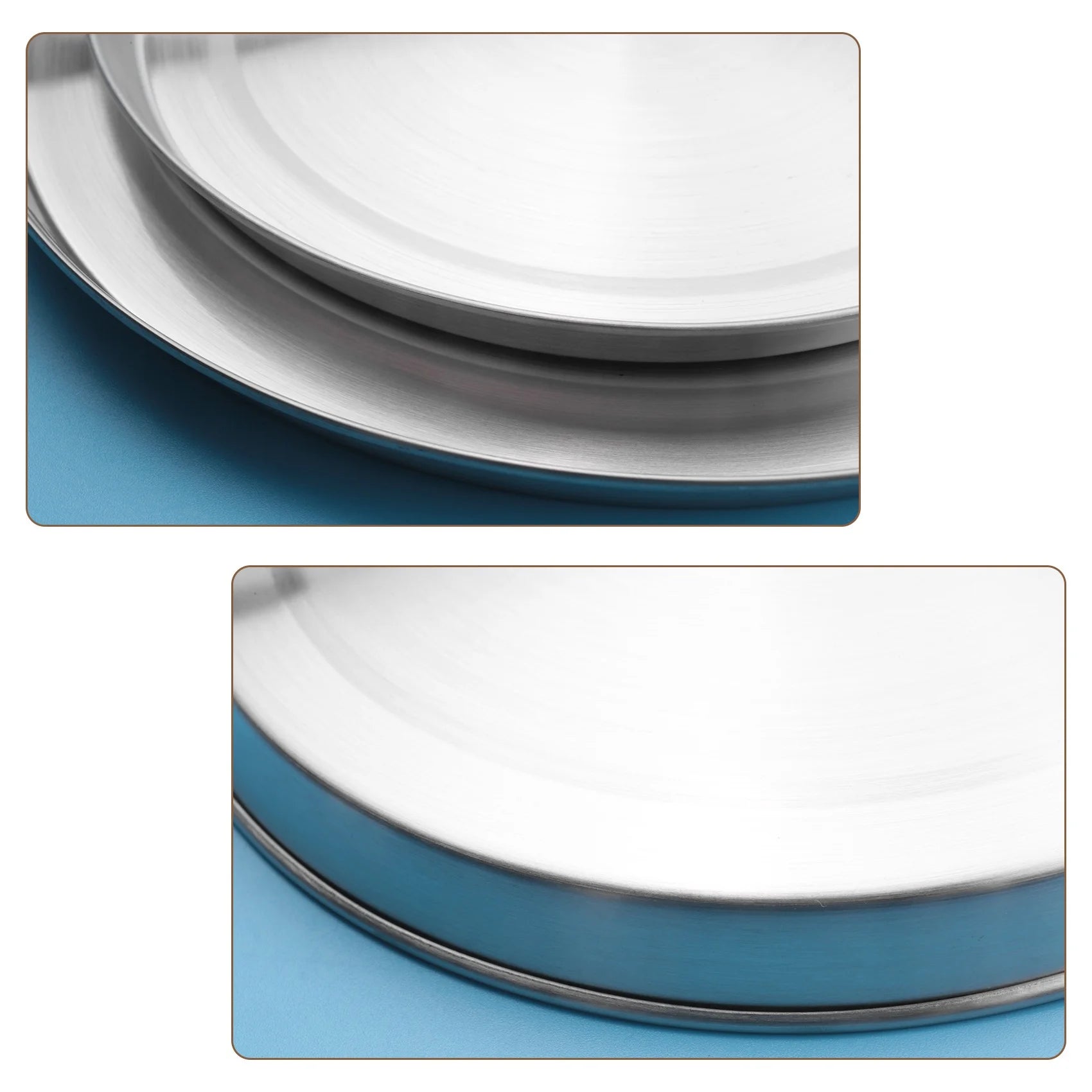 4Pcs Stainless Steel Hob Covers Stove Plate Top Cooker Protector Kit Set Utensils 17/21CM Kitchen Accessories