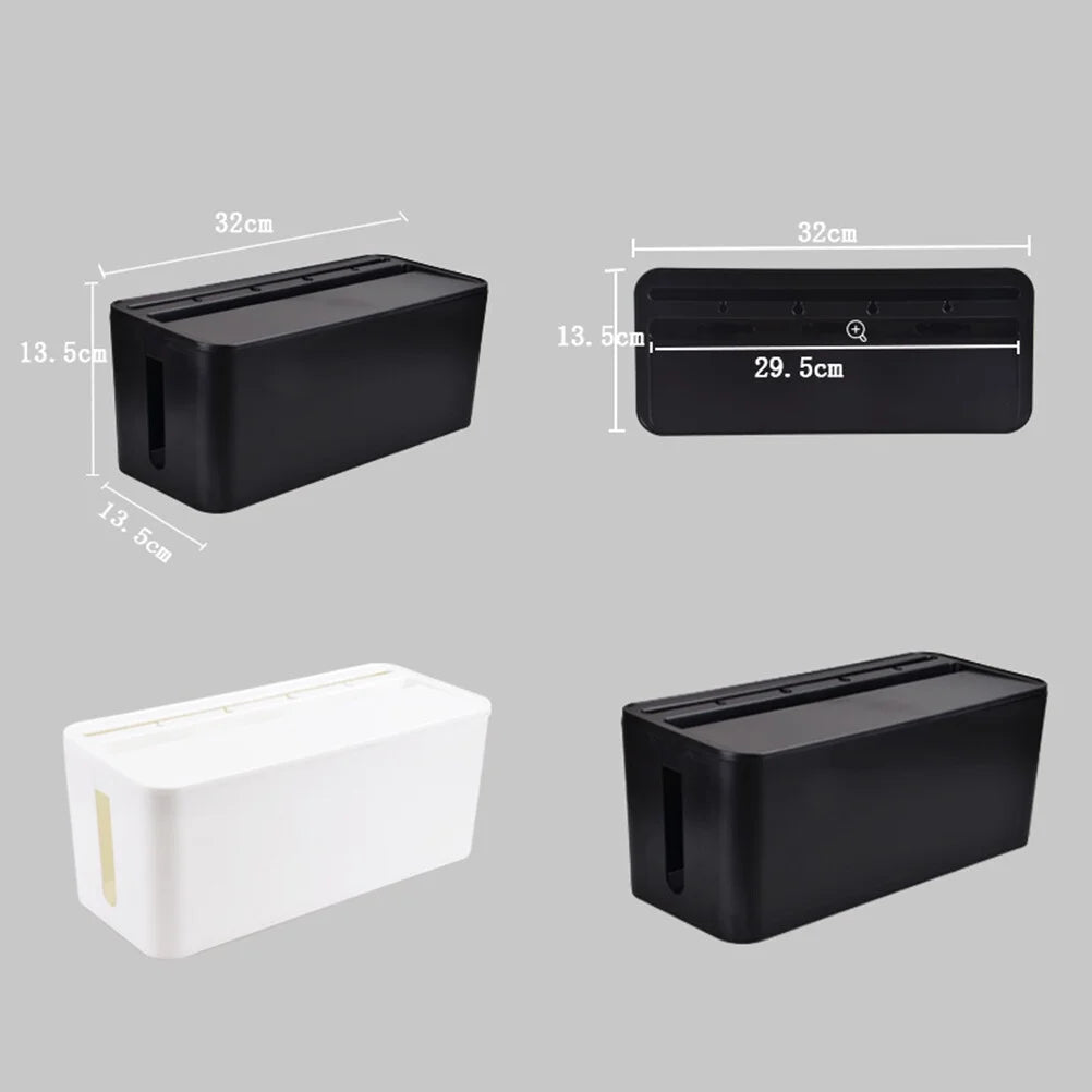 Protectors Wire Anti-dust Storage Box 32.00X13.50X13.50CM White